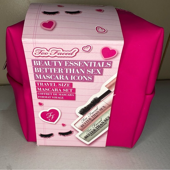 Too Faced Other - Too Faced Travel size Better than Sex mascara set with pouch